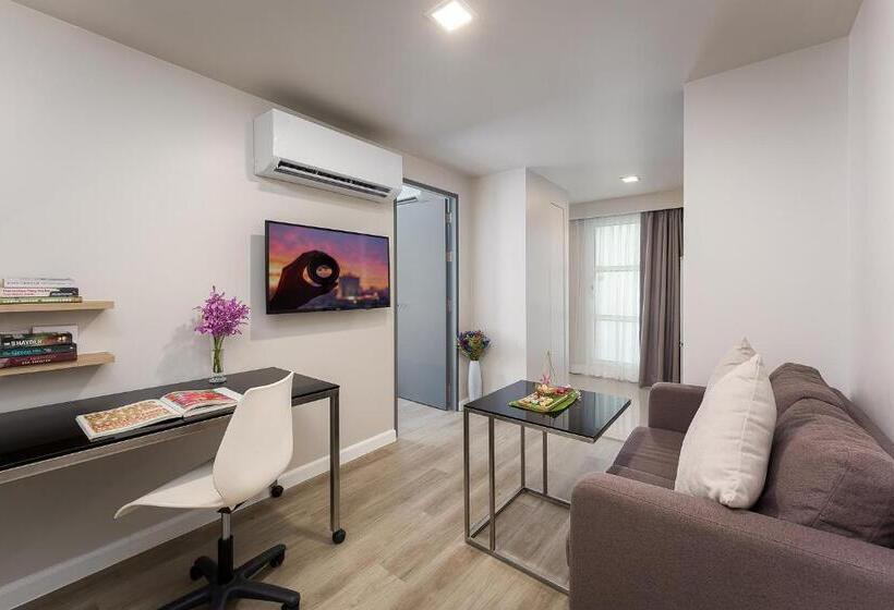 Apartament Deluxe 1 Sypialnia, Citadines Sukhumvit 16 Bangkok   Sha Extra Plus Certified