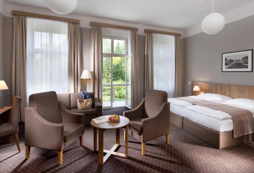 اتاق استاندارد با بالکن, Badenia Hotel Praha