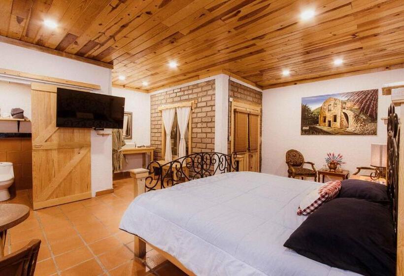 חדר דלוקס עם מיטת קינג, Hacienda Don Armando Boutique & Spa