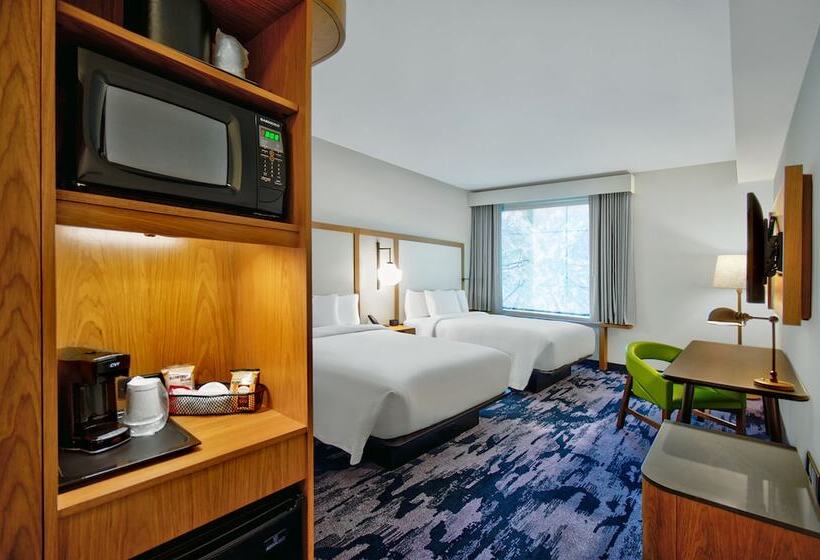 اتاق استاندارد با 2 تخت دوبل, Fairfield Inn & Suites By Marriott Orlando Flamingo Crossing/western Entrance