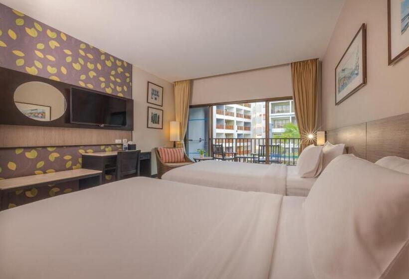 اتاق لوکس با چشم‌انداز استخر, Deevana Plaza Phuket   Sha Extra Plus