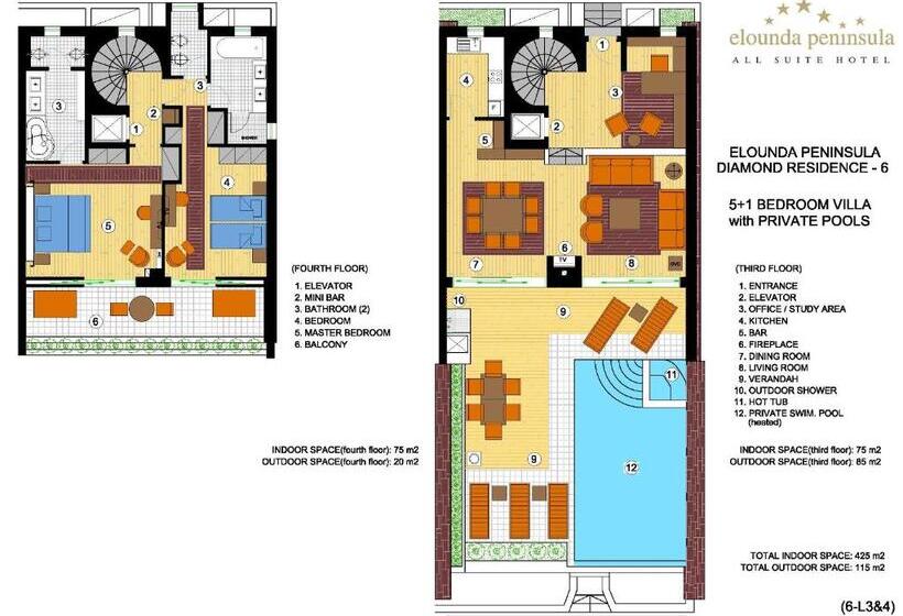 اتاق استاندارد, Elounda Peninsula Luxury Resort, Six Senses Spa