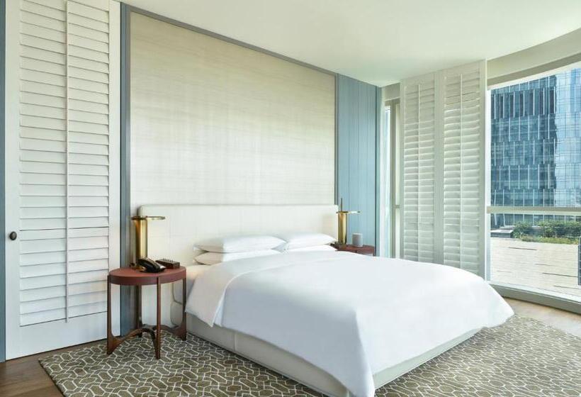 اتاق لوکس با تخت بزرگ, 深圳湾安达仕酒店 Andaz Shenzhen Bay