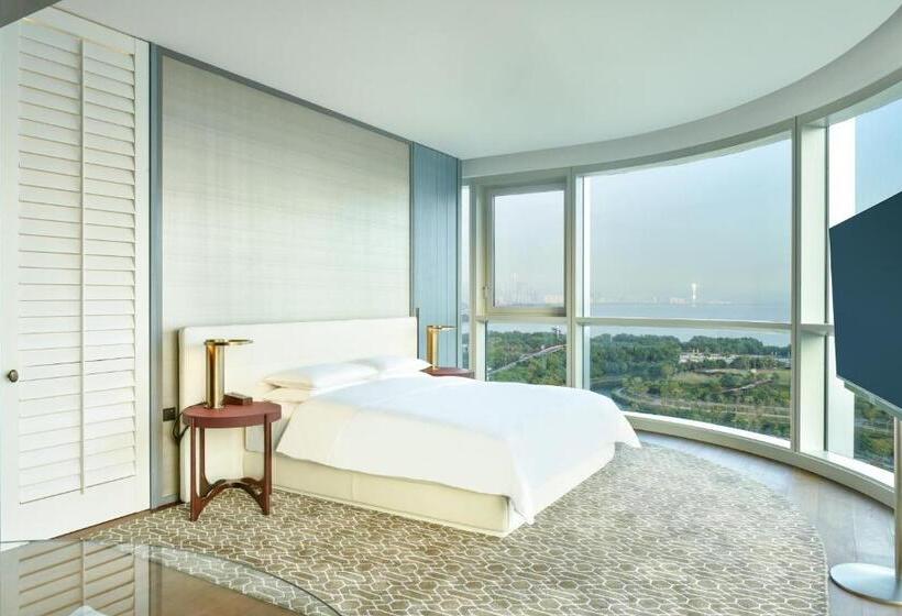 اتاق لوکس با چشم‌انداز, 深圳湾安达仕酒店 Andaz Shenzhen Bay