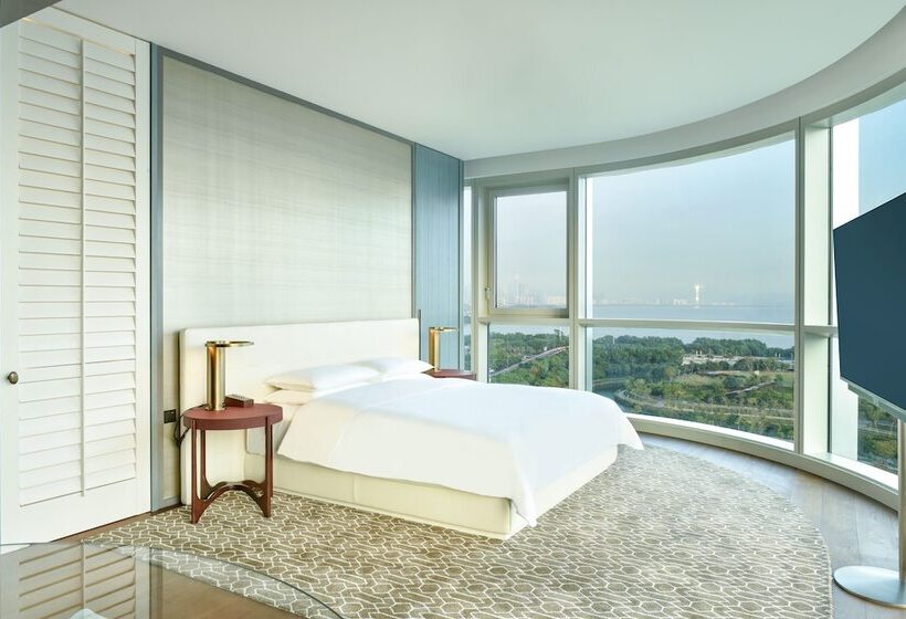 اتاق لوکس با چشم‌انداز, 深圳湾安达仕酒店 Andaz Shenzhen Bay