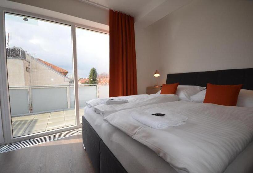 带1个卧室的带阳台的公寓, Apartmány Viva Třeboň