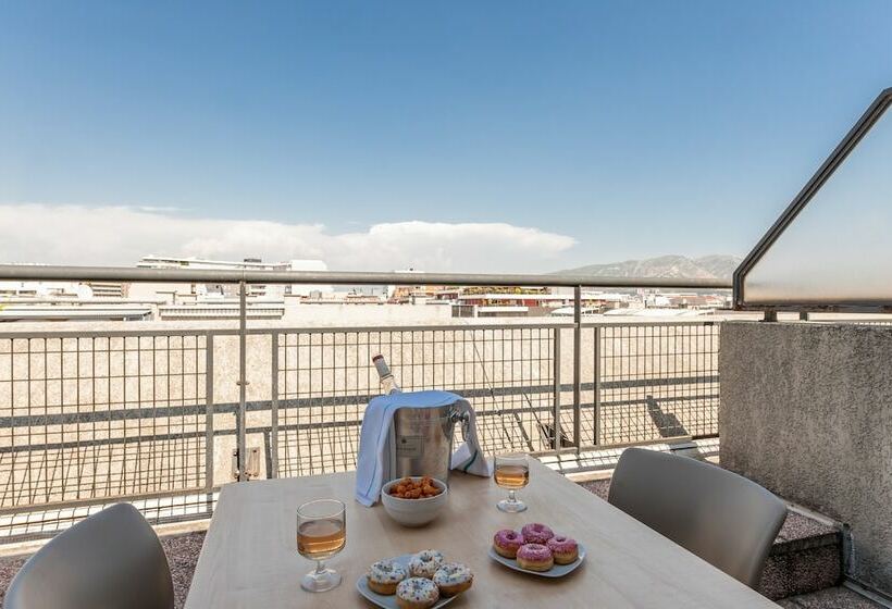 침실 1개 테라스 아파트, Residhotel Le Grand Prado