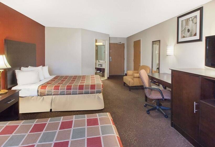 اتاق استاندارد با 2 تخت دوبل, Travelodge By Wyndham Romulus Detroit Airport