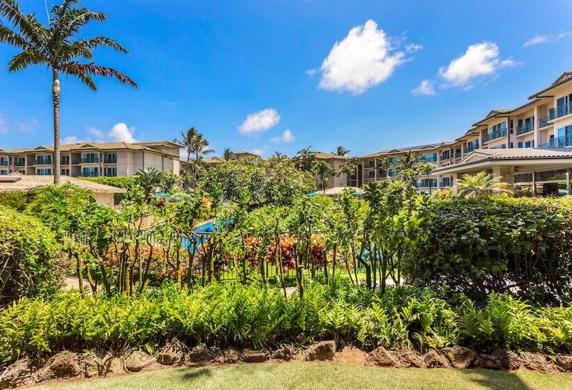 2 Bedroom Apartment Garden View, Waipouli Beach Resort And Spa Kauai By Outrigger