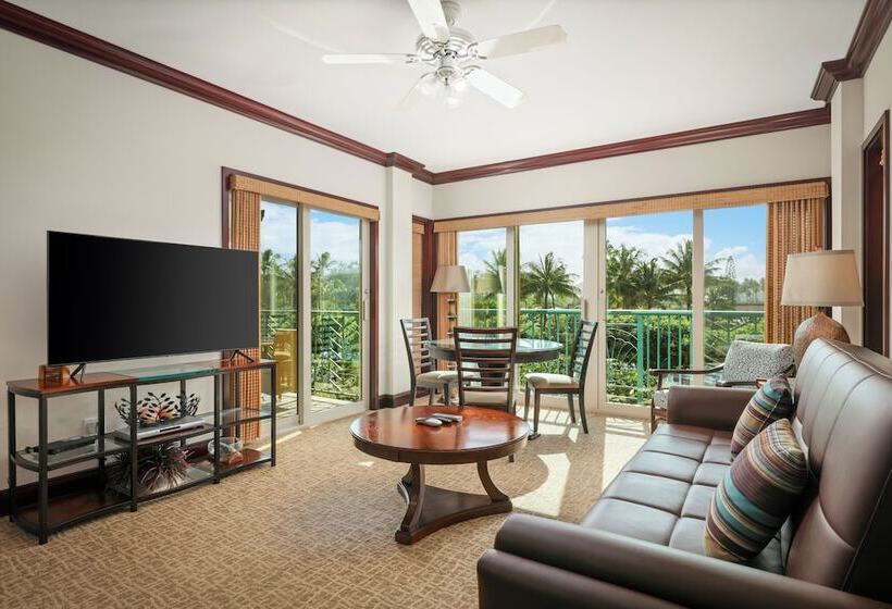 آپارتمان 1 خوابه با چشم‌انداز باغ, Waipouli Beach Resorts & Spa Kauai By Outrigger