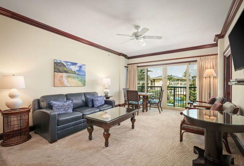 آپارتمان 1 خوابه با چشم‌انداز دریا, Waipouli Beach Resorts & Spa Kauai By Outrigger