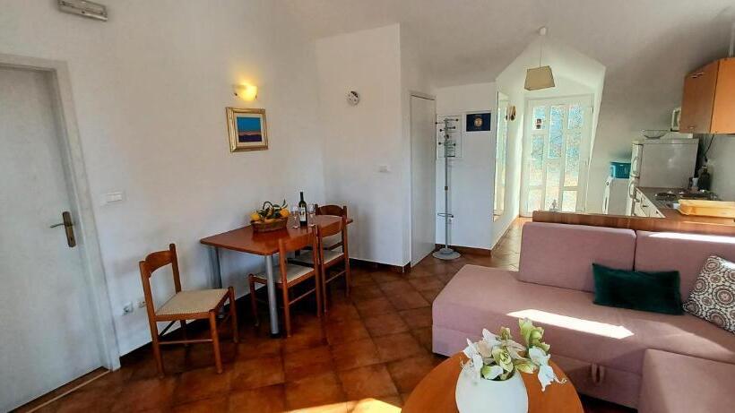 آپارتمان 1 خوابه با بالکن و چشم‌انداز دریا, Villa Elly