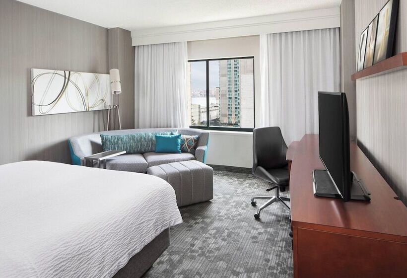 اتاق استاندارد با 2 تخت دوبل, Courtyard By Marriott Jersey City Newport