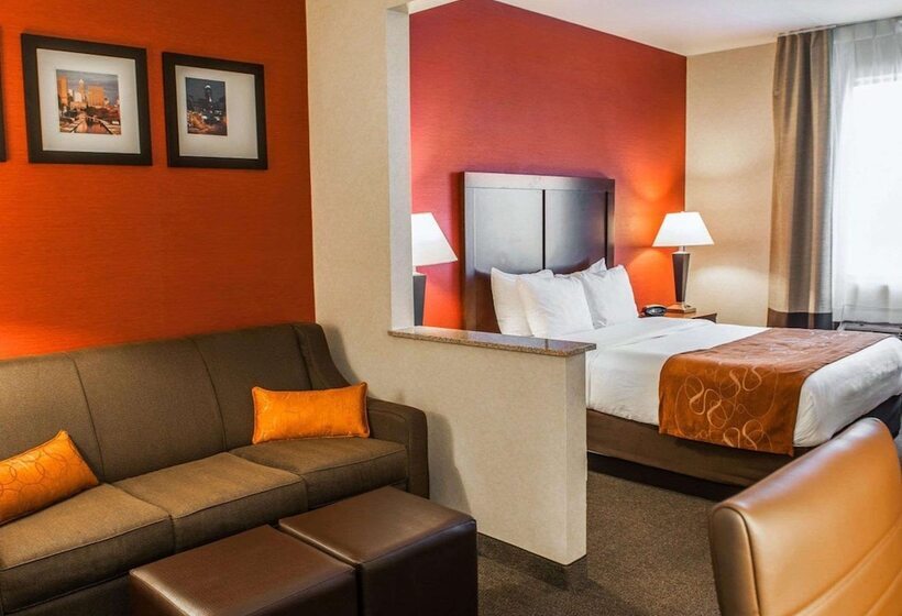 Suite Aangepast voor Gehandicapten, Quality Suites Ne Indianapolis Fishers