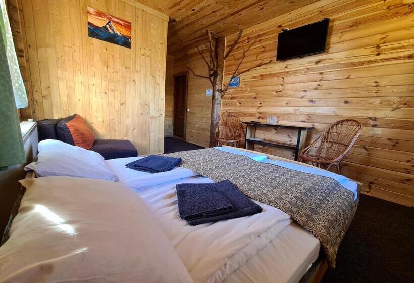 اتاق استاندارد سه تخته با بالکن, Alpin Eco Chalet & Wellness