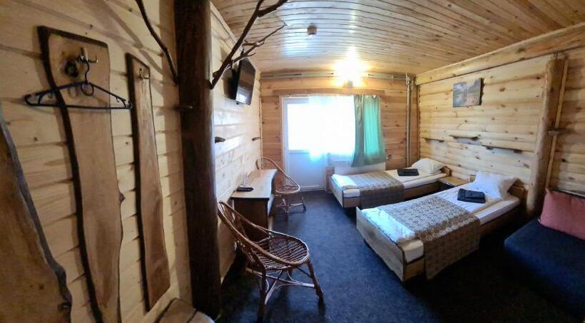 اتاق استاندارد سه تخته با بالکن, Alpin Eco Chalet & Wellness