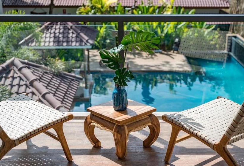 اتاق استاندارد با بالکن و چشم‌انداز دریا, By The Sea Koh Mak Boutique Guesthouse