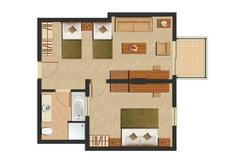 2 Bedroom Family Suite, Innvista S Belek