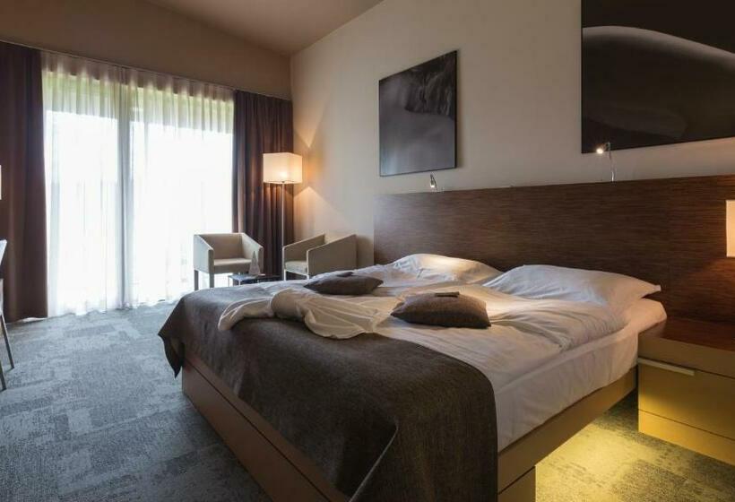 اتاق استاندارد با چشم‌انداز استخر, Terme Olimia   Hotel Sotelia