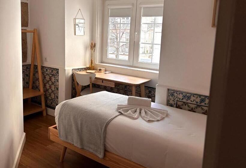 اتاق استاندارد یک تخته با سرویس بهداشتی مشترک, 262 Baixa Guesthouse