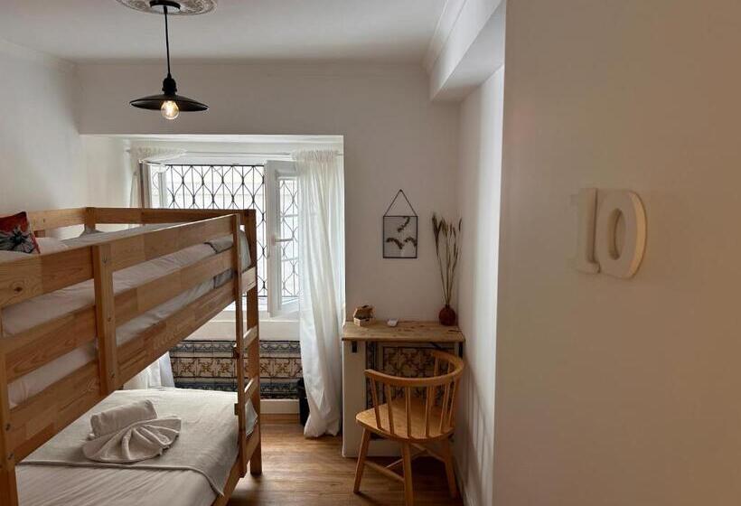اتاق استاندارد با تختخواب دوطبقه و حمام مشترک, 262 Baixa Guesthouse