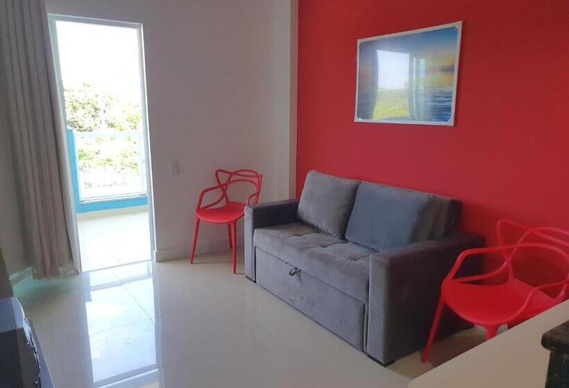 آپارتمان 1 خوابه با بالکن, Flat Entre Mar E Lagoa Ii
