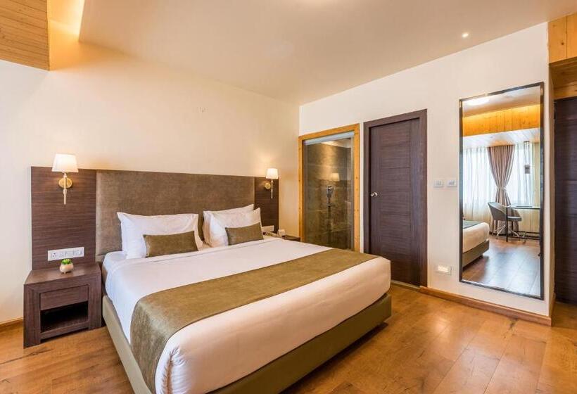 اتاق استاندارد با تخت بزرگ, Udaan Himalayan Suites And Spa