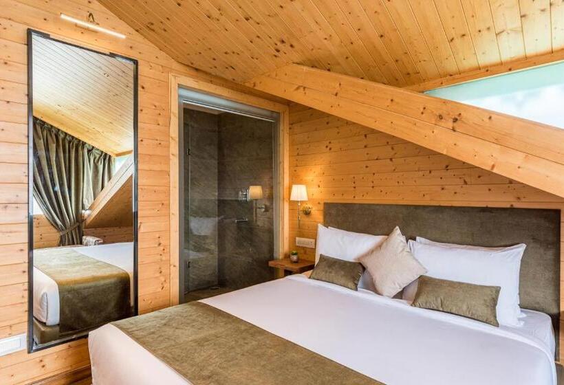 اتاق استاندارد با چشم‌انداز کوهستان, Udaan Himalayan Suites And Spa