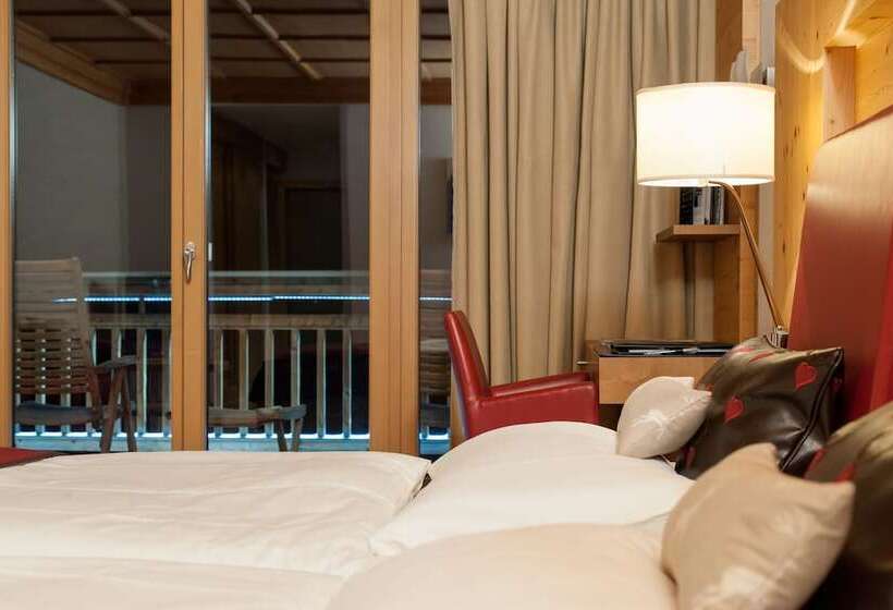 اتاق استاندارد با چشم‌انداز کوهستان, Aqua Dome 4 Sterne Superior Hotel & Tirol Therme Längenfeld