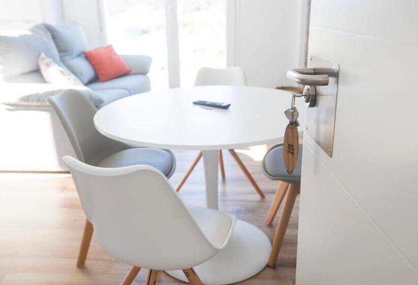 آپارتمان 1 خوابه با تراس, Hospedium Apartamentos Galitrips A Casa Da Reina