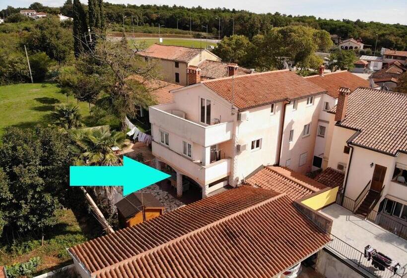 آپارتمان 1 خوابه با تراس, Apartments And Rooms With Parking Space Porec   6917