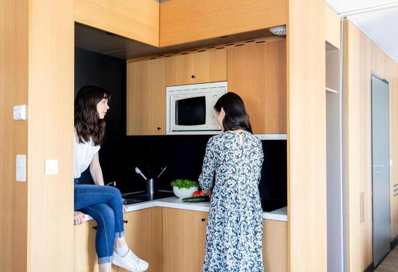 استودیو استاندارد با بالکن, Aparthotel Adagio Annecy Centre
