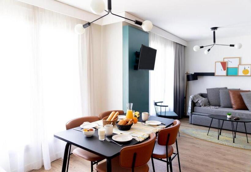 Apartament 2 Sypialnie, Adagio Annecy Centre Apart