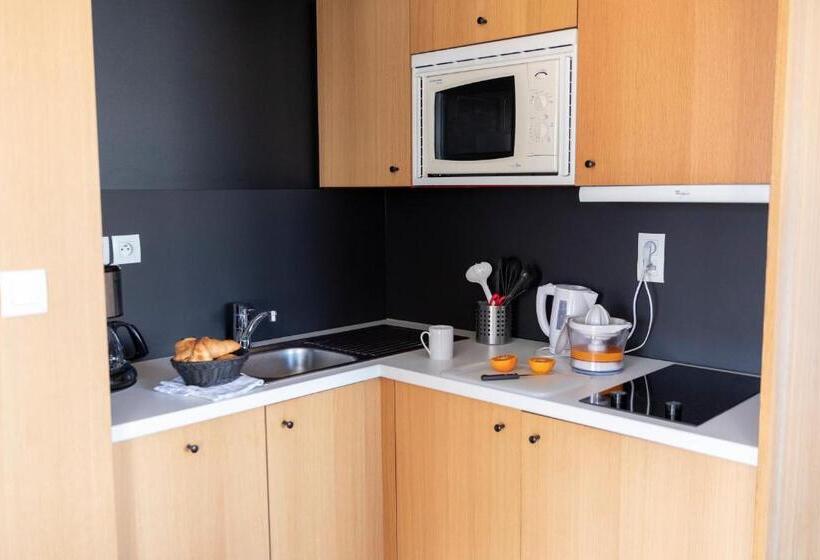 استودیو استاندارد با بالکن, Aparthotel Adagio Annecy Centre