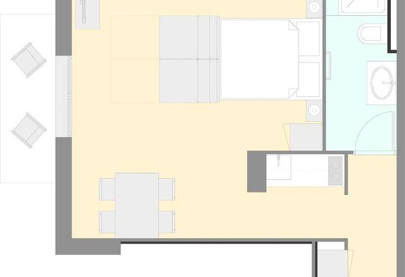 استودیو خانوادگی, Aparthotel Sant Andreu