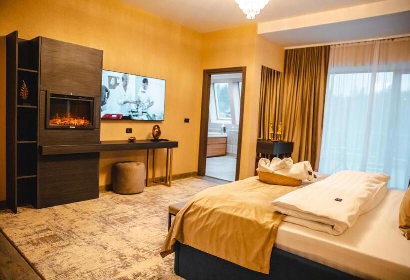 Deluxe Room Mountain View, Elexus Apartments Poiana Brasov