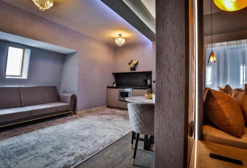 سوئیت جونیور با چشم‌انداز کوهستان, Elexus Apartments Poiana Brasov