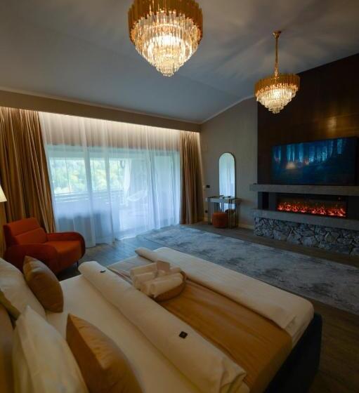 سوئیت جونیور با چشم‌انداز کوهستان, Elexus Apartments Poiana Brasov