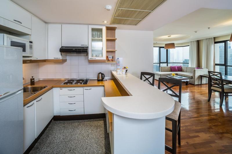 سوئیت 2 خوابه, Bandara Suites Silom, Bangkok