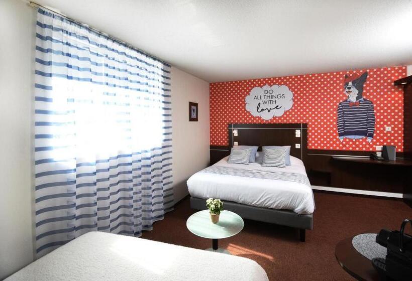 اتاق استاندارد چهار تخته, Logis Boutique Hotel Novalis