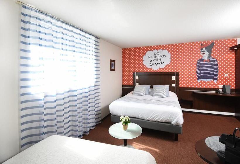 اتاق استاندارد چهار تخته, Logis Boutique Hotel Novalis