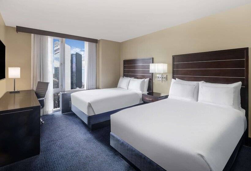 اتاق استاندارد با 2 تخت دوبل, Hilton New York Fashion District