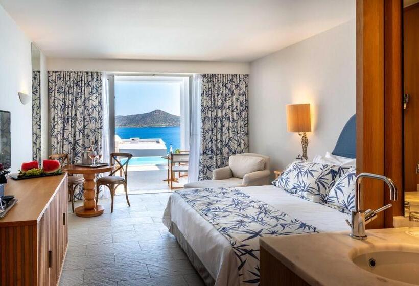 Superior bungalow with sea view, Aquila Elounda Village Resort, Suites & Spa
