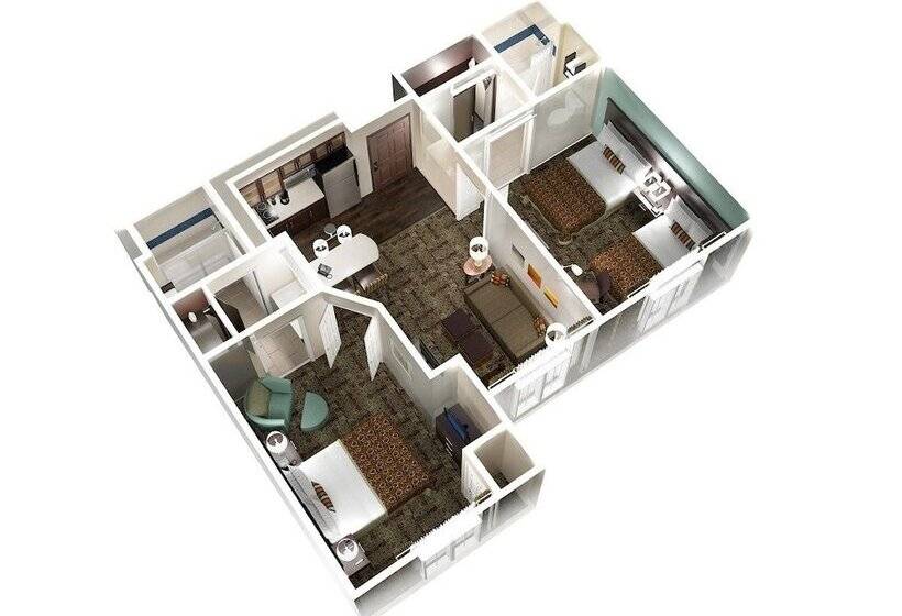 סוויטה מותאמת לאדם עם מוגבלויות, Staybridge Suites Houston West   Energy Corridor, An Ihg