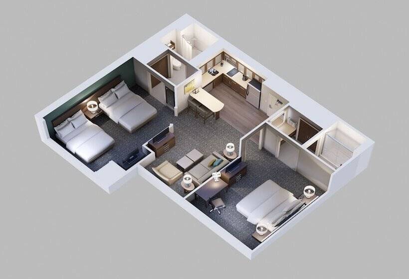 סוויטה מותאמת לאדם עם מוגבלויות, Staybridge Suites Houston West   Energy Corridor, An Ihg