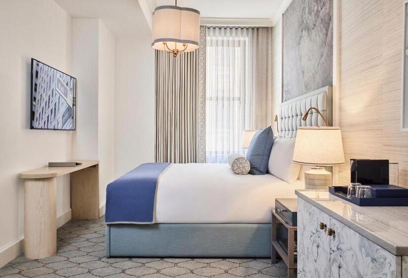 اتاق لوکس با تخت بزرگ, The Wall Street Hotel New York City