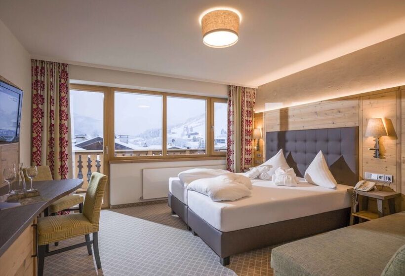 Pokój Rodzinny, Alpen Glück Hotel Kirchberger Hof