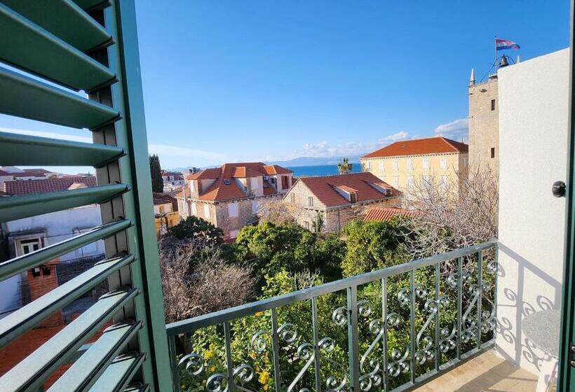 اتاق استاندارد با چشم‌انداز دریا, Apartments Neva Supetar
