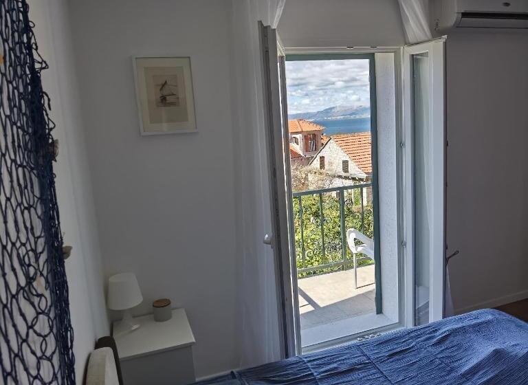 اتاق استاندارد با چشم‌انداز دریا, Apartments Neva Supetar