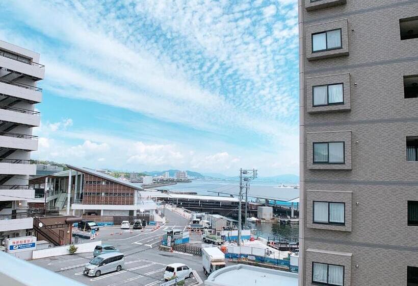اتاق استاندارد با 2 تخت دوبل, Bar & Hotel Colors Miyajima